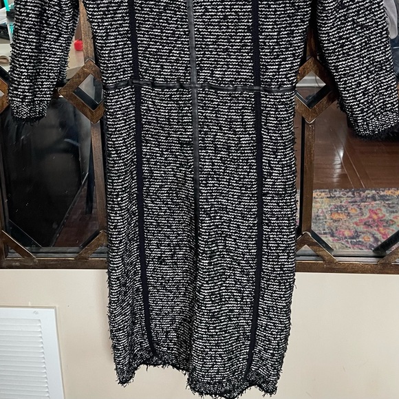 Calvin Klein Tweed dress with contrast piping - Picture 2 of 6